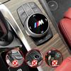 LJFJN1 Car Sticker Hot New 2025 M Logo Multimedia Knob Button Cover Decor Sticker For BMW X2 X3 X4 X5 X6 X7 F25 F26 G11 G12 G06 G07 F30