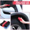 10Pcs Car Wheel Cleaning Sponge Detailing Applicator Sponge Water Suction Sponge Wax Polishing Tyre Brushe Tools Car Accessories