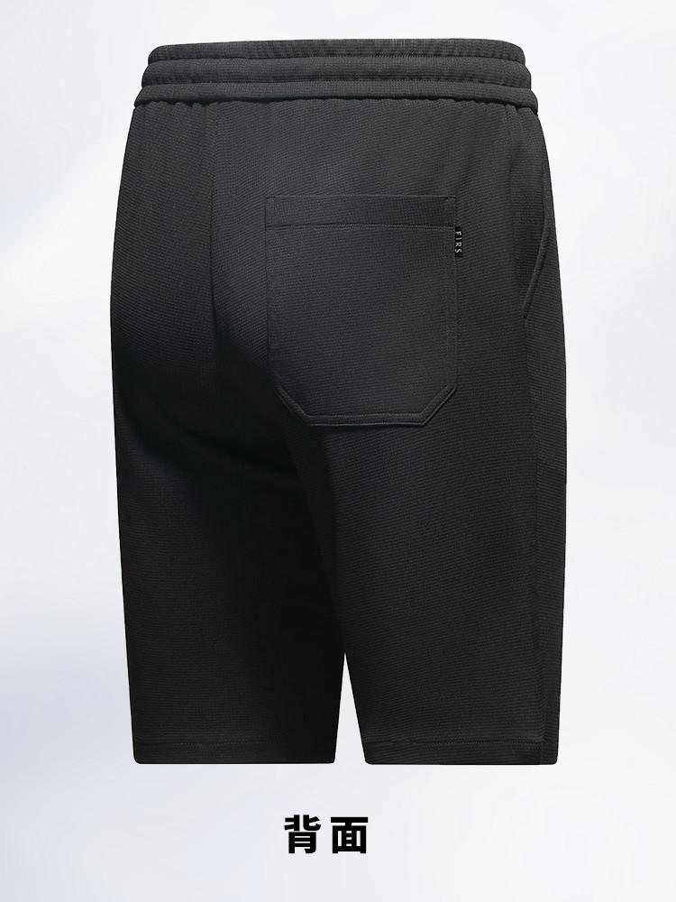 Summer new breathable business micro elastic elastic waist shorts with waffle texture, sports pants, men's casual pants