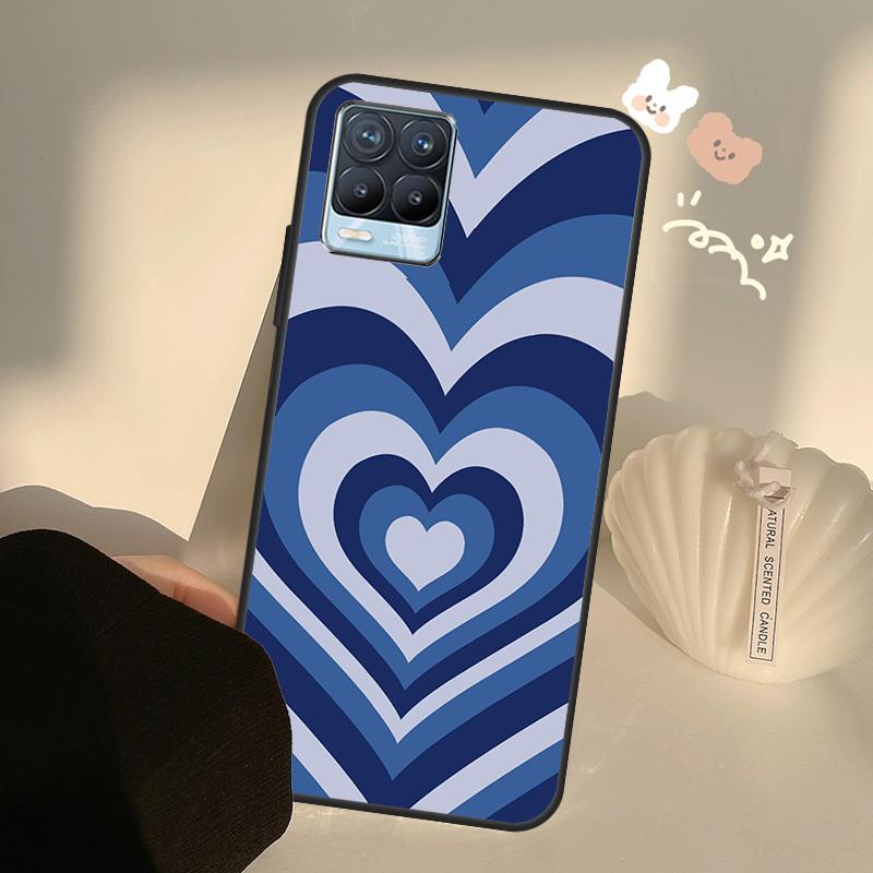 Latte Love Тоннель Коричневое Сердце Чехол Для Realme C75 C63 C61 C55 C51 C53 C25 C65 C67 C71 11 12 13 14 15 Pro Plus GT6 GT7 Pro