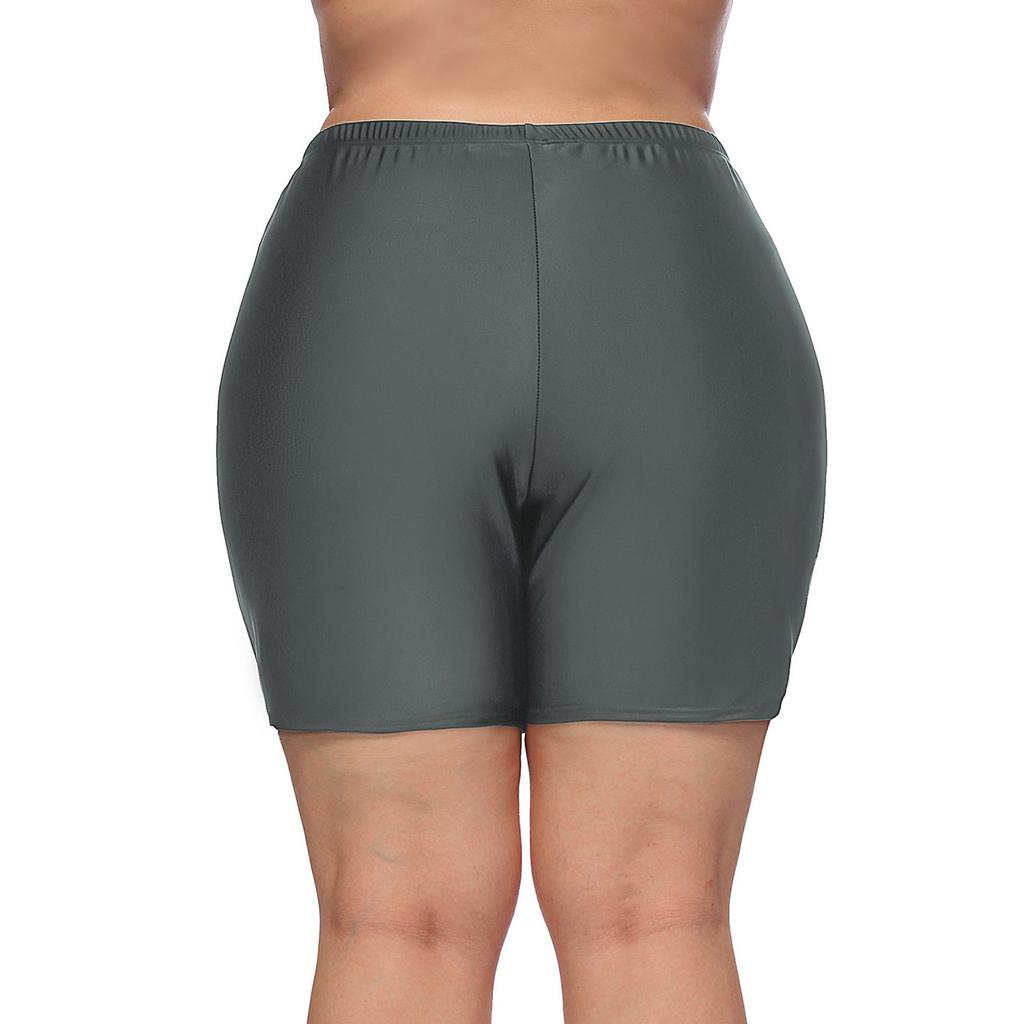 Charmleaks Женские плавки больших размеров с однотонным дном и высокой талией