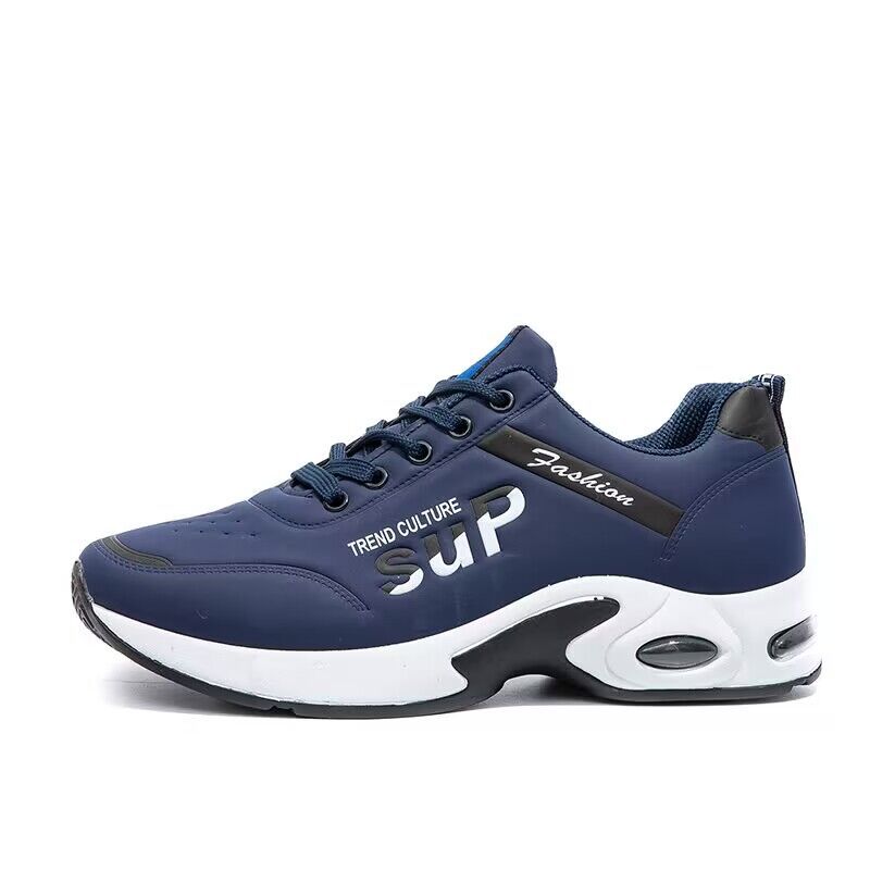 Youth Trendy Outdoor Running Shoes Breathable Mesh Shoes Thick Soled Casual Men's Shoes Versatile Board Shoes