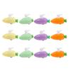 Easter Bunny Pull Back Car Toy for Kids Assorted Color Improves Skills 12 Pcs