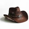 New Embroidery Accessories Straw Cowboy Hat For Women And Men – Western Sun Hat For Country Concert Rodeo And Cowgirl Outfit