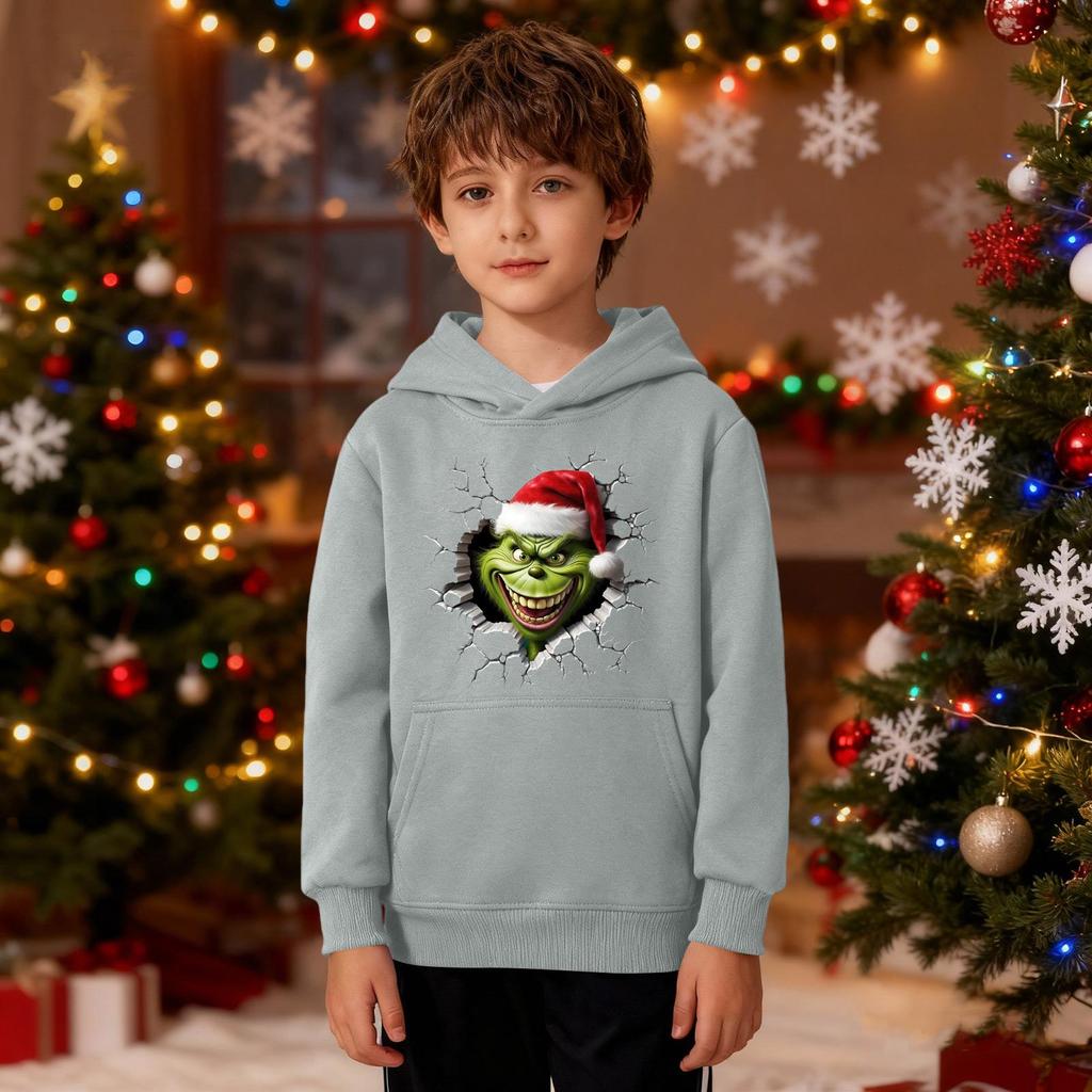 Christmas Sweatshirt Boys Girls Ugly Xmas Christmas Shirt Crewnek Toddler Long Sleeve Pullover Outfit Tops