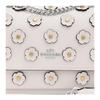 Coach Claire 18 Brand Logo Floral Appliqué Leather Shoulder Crossbody Bag Small Women bags Chalk-White CAK00-SVHA