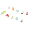 Resin Crafts Marine Animals Fish Ornaments Cute Mini Miniatures Animals Figurines DIY Coral Fish Garden Decorations
