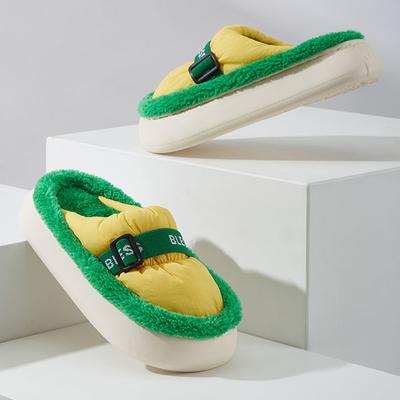 Мужские тапочки зимние модные милые теплые туфли мужские повседневные плоские домашние домашние спальные домашние хлопковые удобные тапочки женские осенние