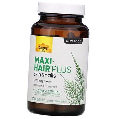 Витамины для волос и ногтей, Maxi-Hair Plus, 120вегкапс (36124021)