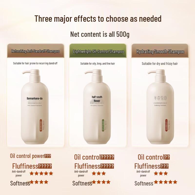 Ban Mu Hua Tian Moisturizing Smooth Fragrance Shampoo