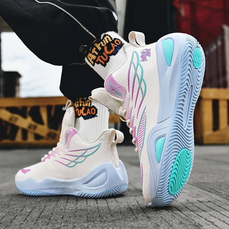 Мужские кроссовки дышащие кроссовки баскетбольные кроссовки амортизирующая подошва