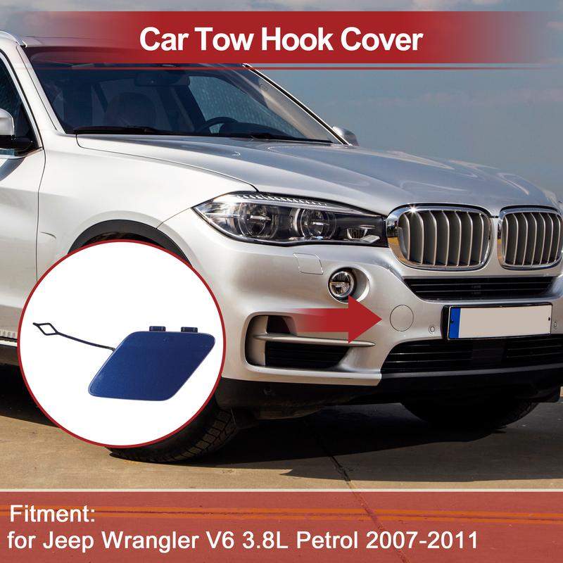 X Autohaux Rear Car Tow Hook Cover Cap for BMW 428i No.51127363264 Estoril Blue Metallic