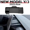 AABLU1 Для Model 3 Y 2025 2026 Органайзер для хранения на приборной панели Консоль центральная За экраном Ящик для хранения Органайзер на приборную панель Держатель для очков