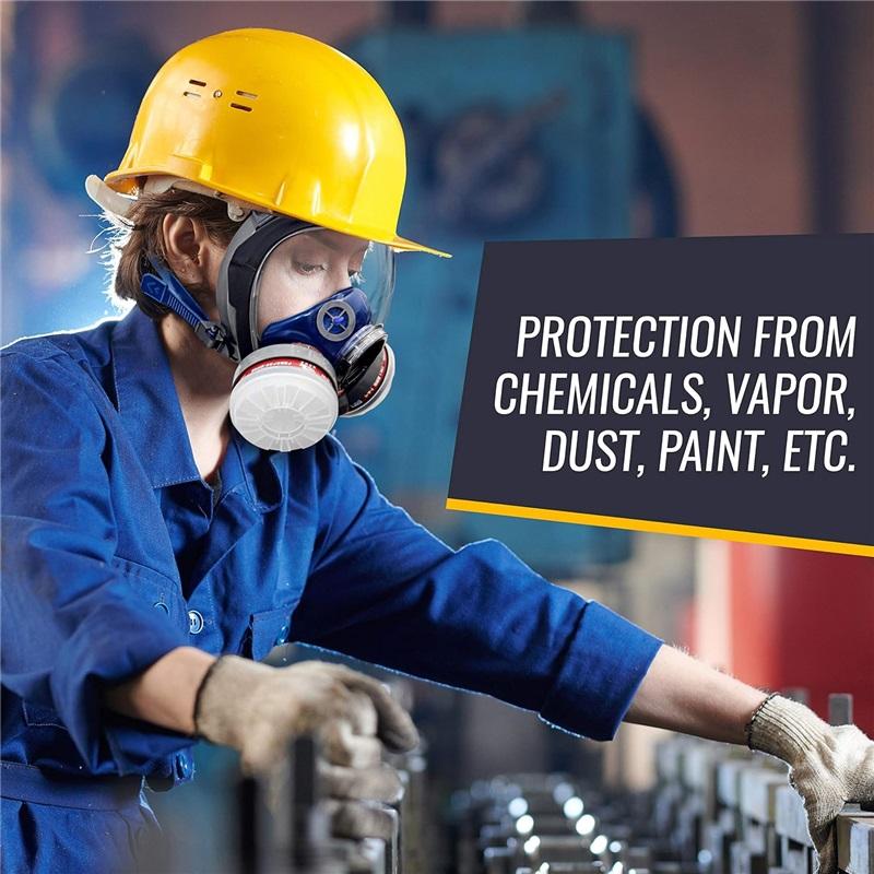 Прочные 20 шт.(10pack) Предфильтр Картридж от органических паров Респираторный фильтр хлопок Для P-A-1 P-B-1 P-K-1 P-E-1, Белый,