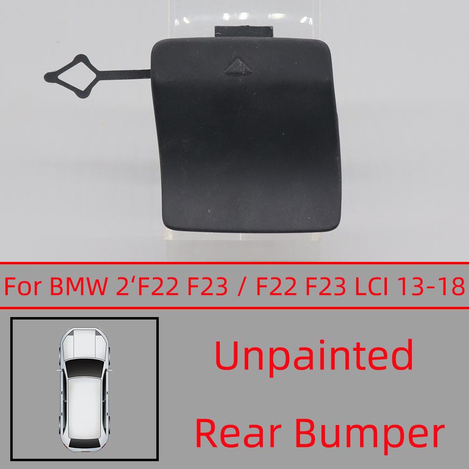 For BMW 2 F22 F23 LCI 2013-2019 51117391808 51127391807 Auto Front Rear Bumper Tow Hook Cover Cap Hauling Trailer Shell Lid