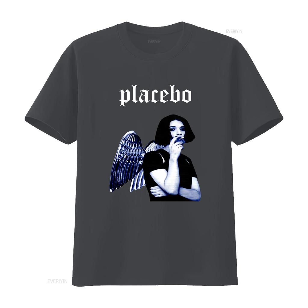 Новая футболка Placebo Rock Band для фанатов с принтом ангельских крыльев S 5XL BI04123 винтажная стираная модная одежда от графического дизайнера