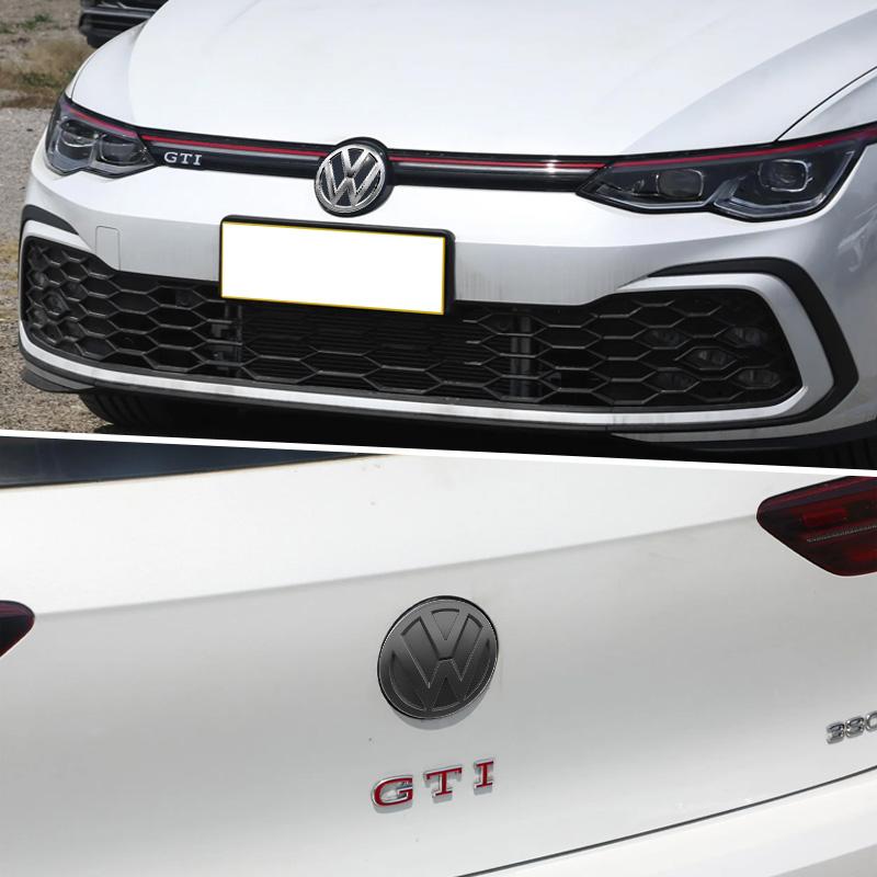 Hub Caps 1Pcs 3D ABS Car Front Hood Rear Emblem For Volkswagen VW Golf 7.5 MK7.5 2018 2019 2020 Styling Trunk Badge Auto Logo Ac