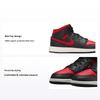 Кроссовки Air 1 Mid GS Bred Twist для детей Черный Summit-White Varsity-Red DQ8423-067