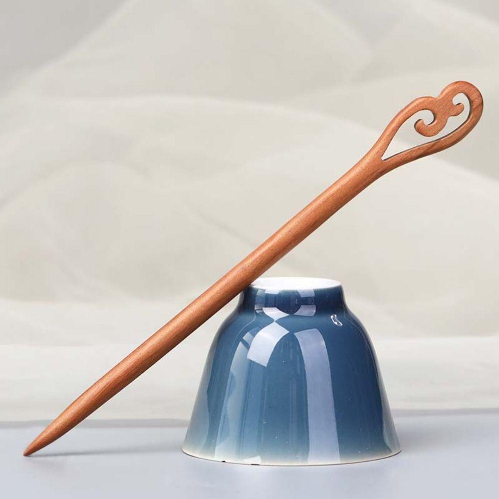 Ethnic Style Wooden Hair Stick Tassel Hanfu Hairpin Retro   For Girl