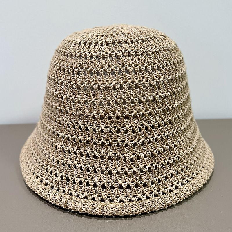 Дышащая полая шляпа-ведро, тонкая шляпа-ведро, женская складная шляпа