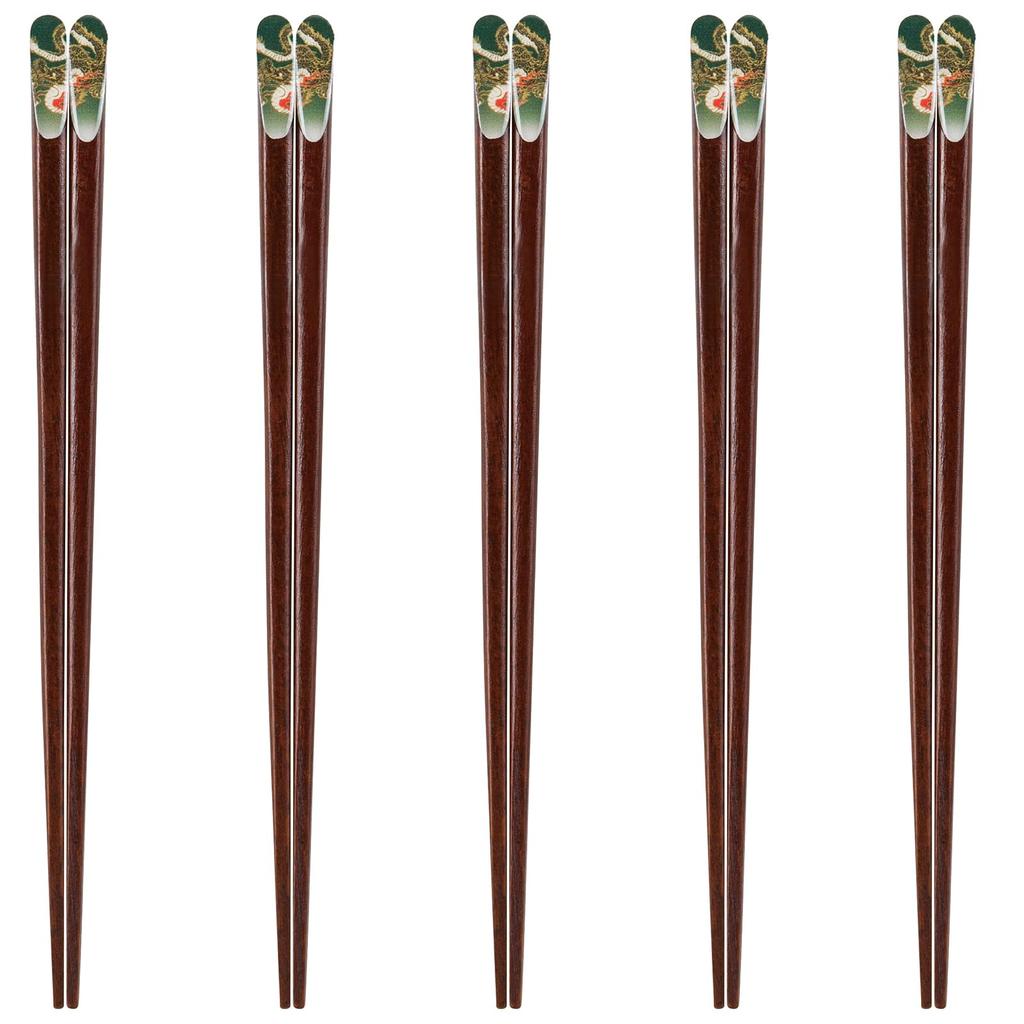 Happy Set of Made in PID3374 J-kitchens Chopsticks, 5, Material Wood, Chopsticks, Japan,
