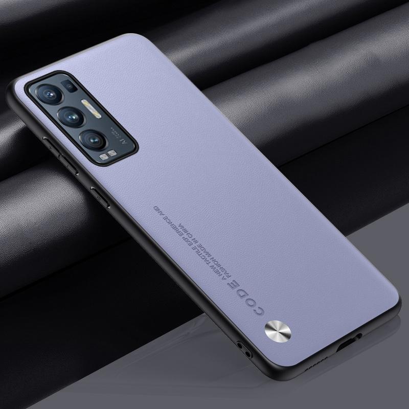 Роскошный чехол из искусственной кожи для OPPO Reno 5 Pro Plus Reno5 Pro+, задняя крышка, матовый силиконовый защитный чехол для телефона OPPO Find X3 Neo
