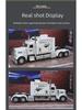 Модель трактора Peterbilt 389 Alloy в масштабе 1/24 со звуком и светом, инерционный механизм - детская подарочная игрушка