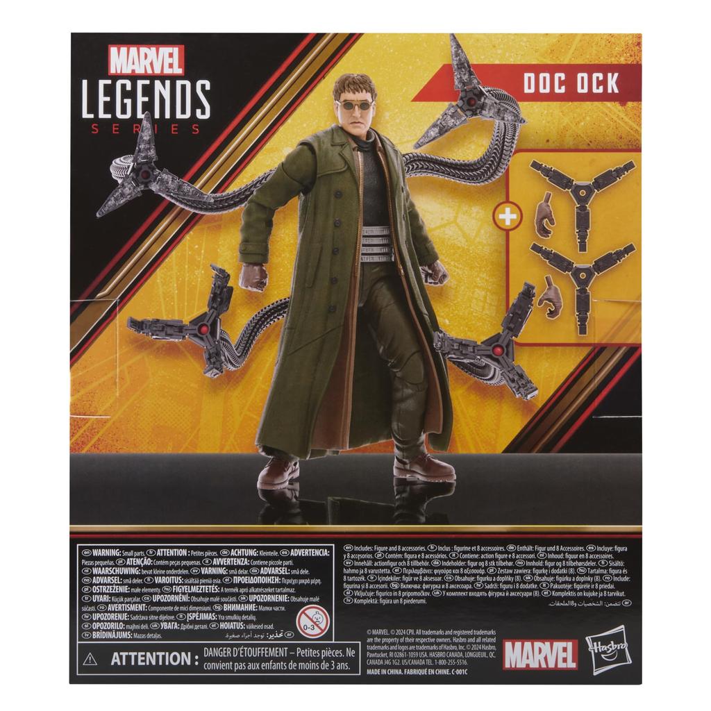 Hasbro Marvel Legends Series MARVEL 2 Доктор Осьминог Размер Действие Возраст от 4 лет и старше F7115 Оригинальный продукт Человек-паук 6 дюймов (15см) Фигура,