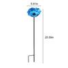 Bee Watering Station with Flower Design Butterfly Feeder Bird Bath Metal Flower Garden Stake for Outdoor Garden Yard Lawn Decor