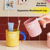 Couple's Toothbrush Cup with Handle 2026 New Design Dental Care Washing Cup Toothbrush Holder Creative round Shape PP Material