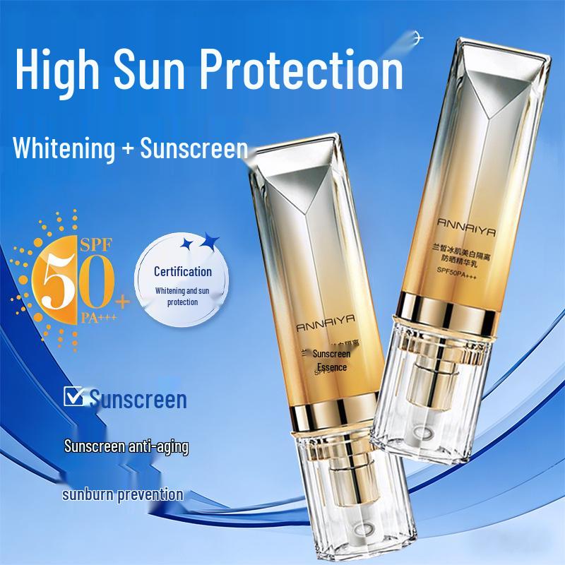 Изолирующий солнцезащитный крем SPF 50+ Нежирный: Освежающий, Водостойкий, Устойчивый к поту, Длительная УФ-защита, Не оставляет белых следов