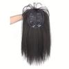 35 см парик кусок прямые волосы накладные пряди шиньон противоскользящий зажим для женщин челка бахрома натуральные волосы наращивание парик