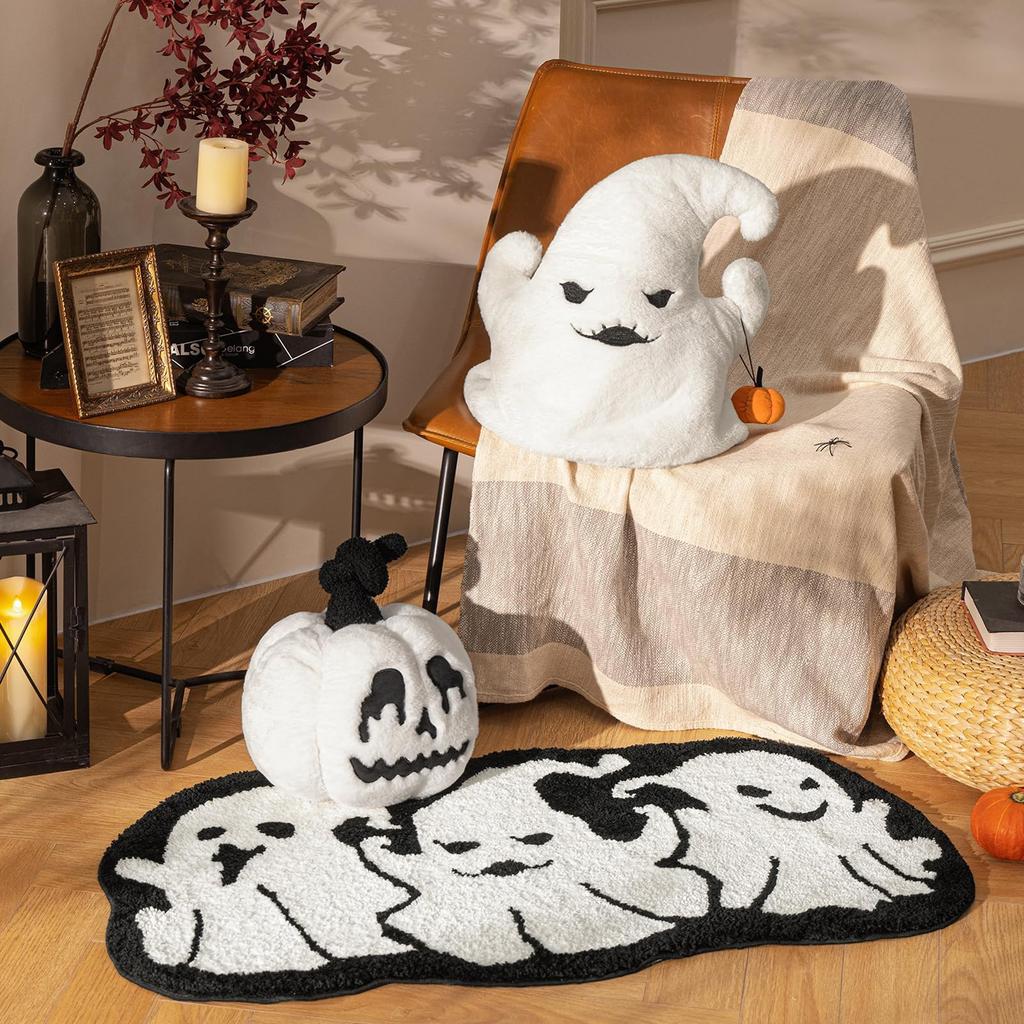 Halloween Rugs 20 X 40in Tufted Non-Slip Bathroom Front Door Living Room Mats Carpet
