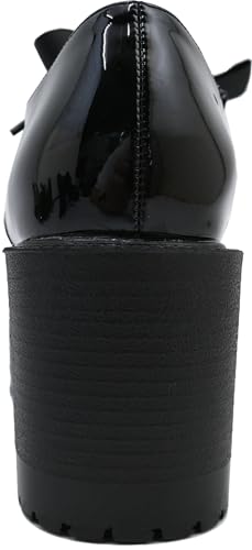 Босоножки на платформе Yosuke 4450002 Женские Черная эмаль, Размер 25.0 см - 25.5 см