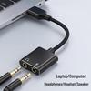 USB-адаптер звуковой карты для гарнитуры 3,5 мм для PS4, ПК и ноутбука - Внешний аудиоадаптер без драйверов
