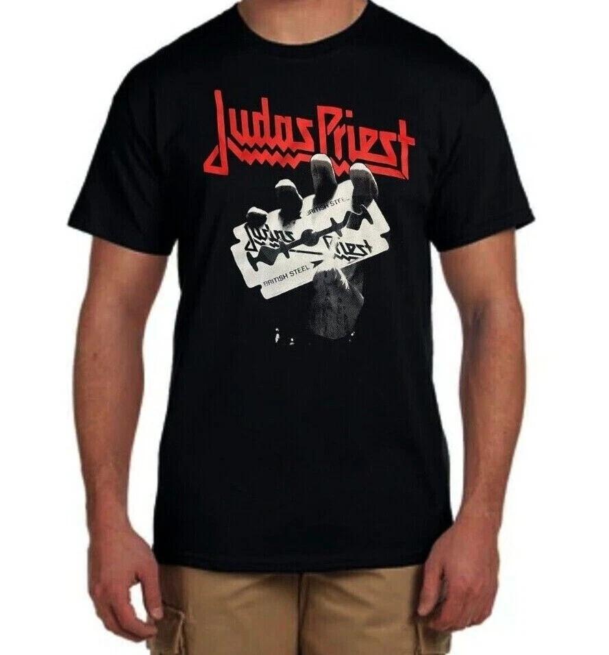 Judas Priest English Heavy Metal Band Men's Black T-Shirt