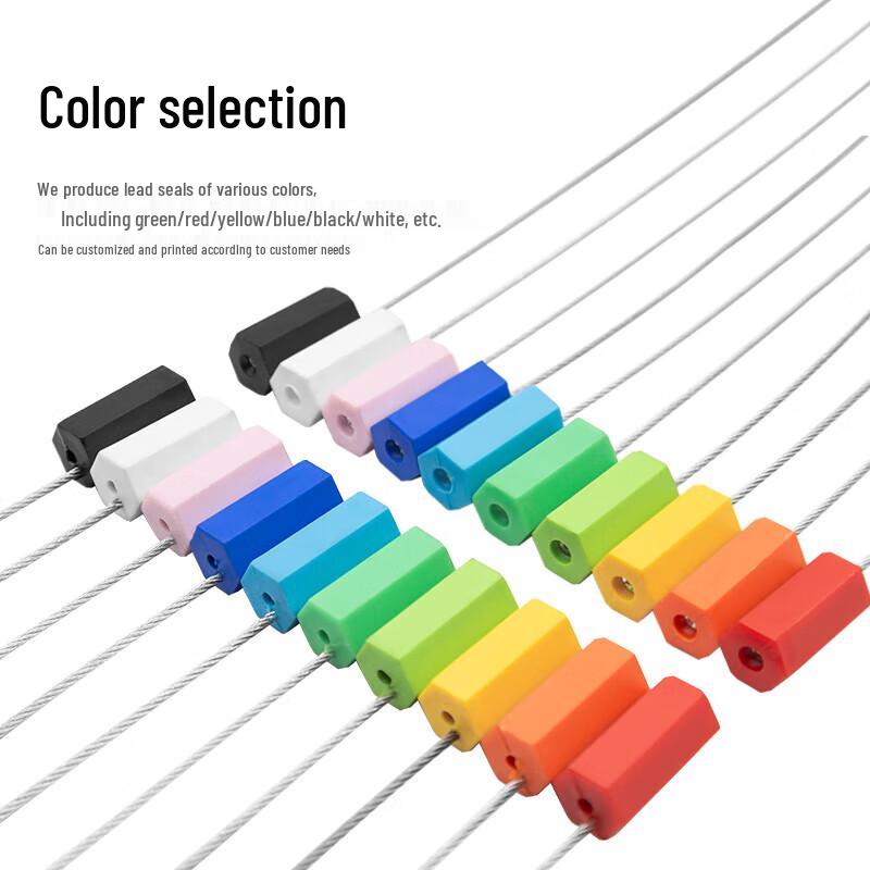 Одноразовые стальные проволочные пломбы безопасности