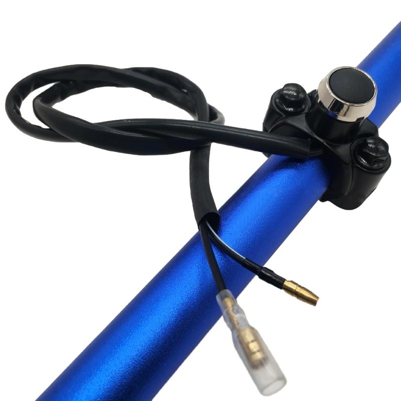 Motorcycle Switch Handlebar Mount Horn Headlight Strobe Momentary Switch Button Aluminum Alloy Interruptor Moto Parts 22mm 7/8"