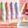 Сменный стержень клейкая лента DIY скрапбукинг двусторонняя клейкая ручка клей школьный офис
