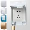 Wall-mounted Socket Cover Protective Shield Waterproof Dustproof Box Lockable 86 Type Switch Case