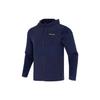 Logo Print Sports Casual Woven Hooded Jacket Men Jackets Navy 1379722-410