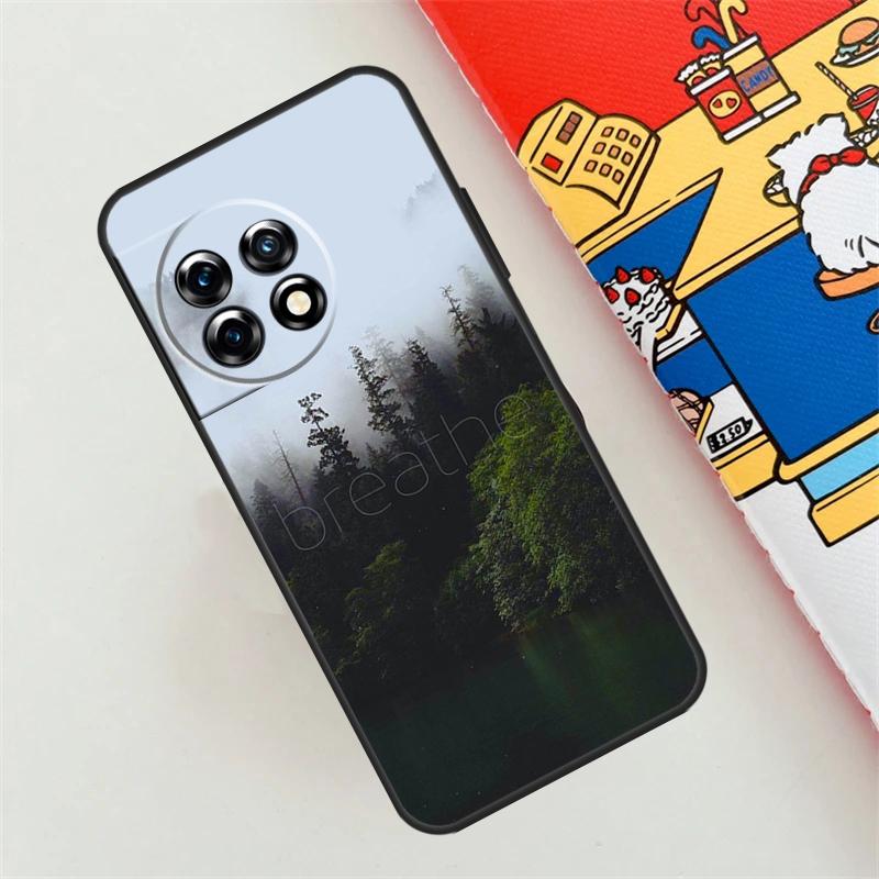 Чехол с узором «Лесное облако» для OnePlus 12R 12 11 10 9 Pro 10R 9R 8T 10T Nord 3 2 CE 4 Lite N10 N20 N30 Задняя крышка