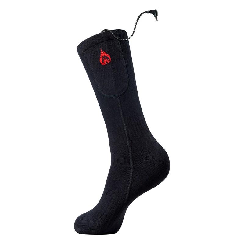 Electric Heated Socks Winter Warmth Men Women High-Cut Cotton Blend Smart USB Rechargeable Foot Warmer
