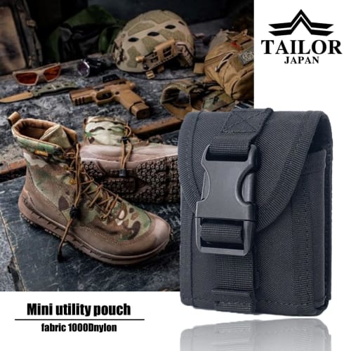 TAILOR JAPAN Mini Pouch, Grenade Pouch, Military Pouch, Tactical Pouch, Airsoft Pouch, Camping Pouch, Utility Pouch, Men's Pouch, Small Item Storage,