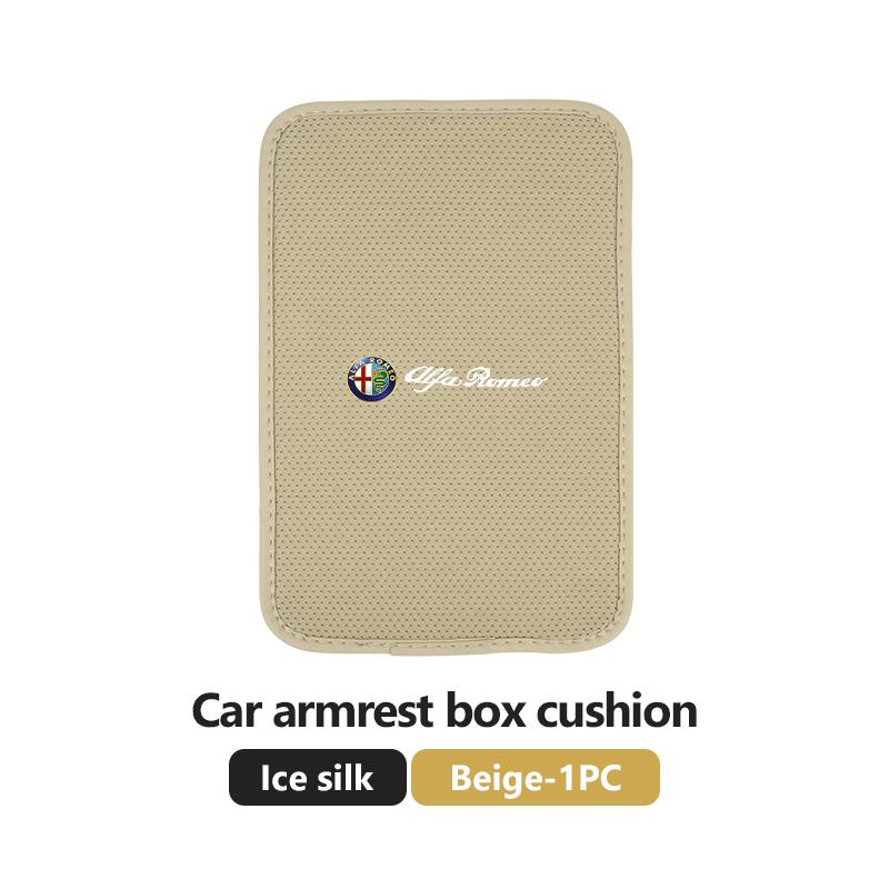 LNYCP1 Car Armrest Mat Center Console Arm Rest Protection Cushion Storage Box Cover Pads For Alfa Romeo Giulietta 940 2010-2014 2015