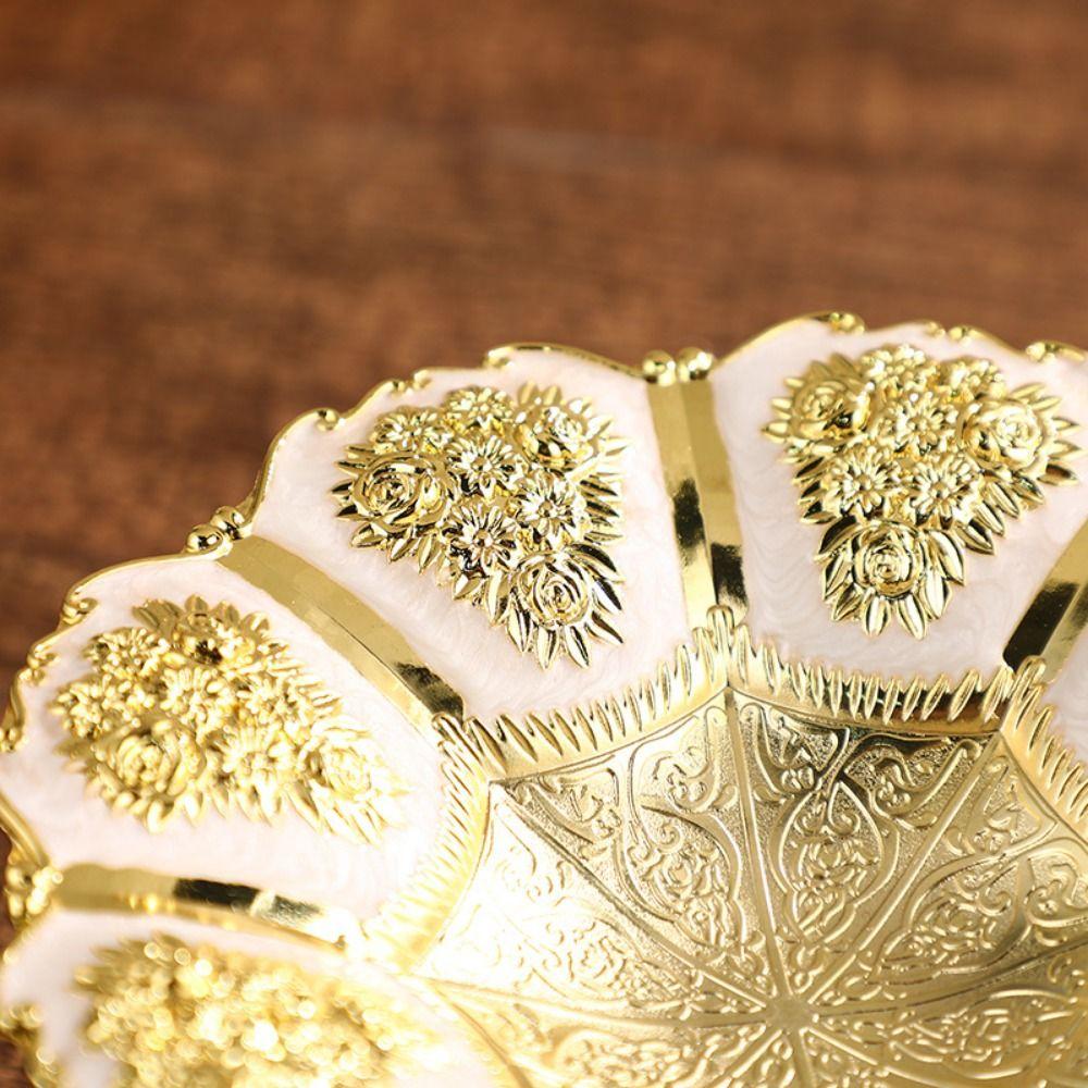 Роскошная европейская тарелка для фруктов с большим объемом, стойка для фруктов из керамики и металла, настольный диск для фруктов