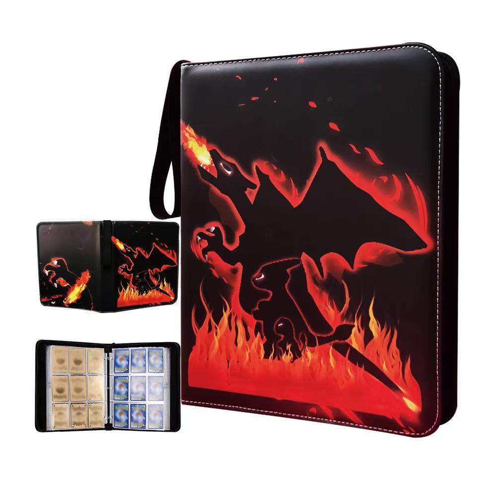 Pokémon Card Collection Book: 4-Grid & 9-Grid PU Game Album