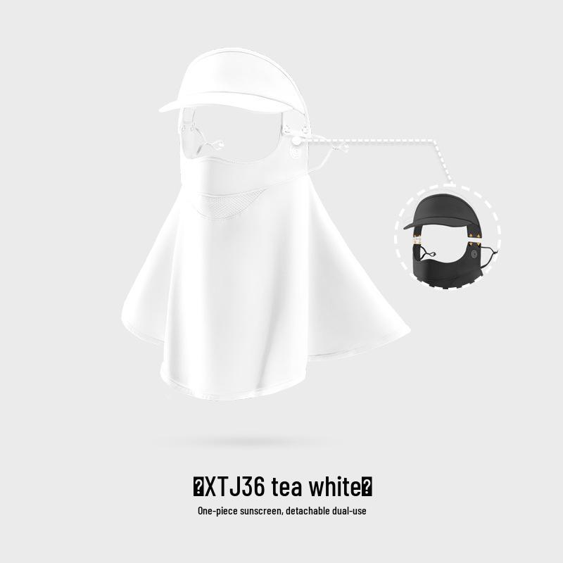 Женская летняя маска для лица из ледяного шелка с защитой от УФ-лучей для велоспорта и гольфа - XTJ91
