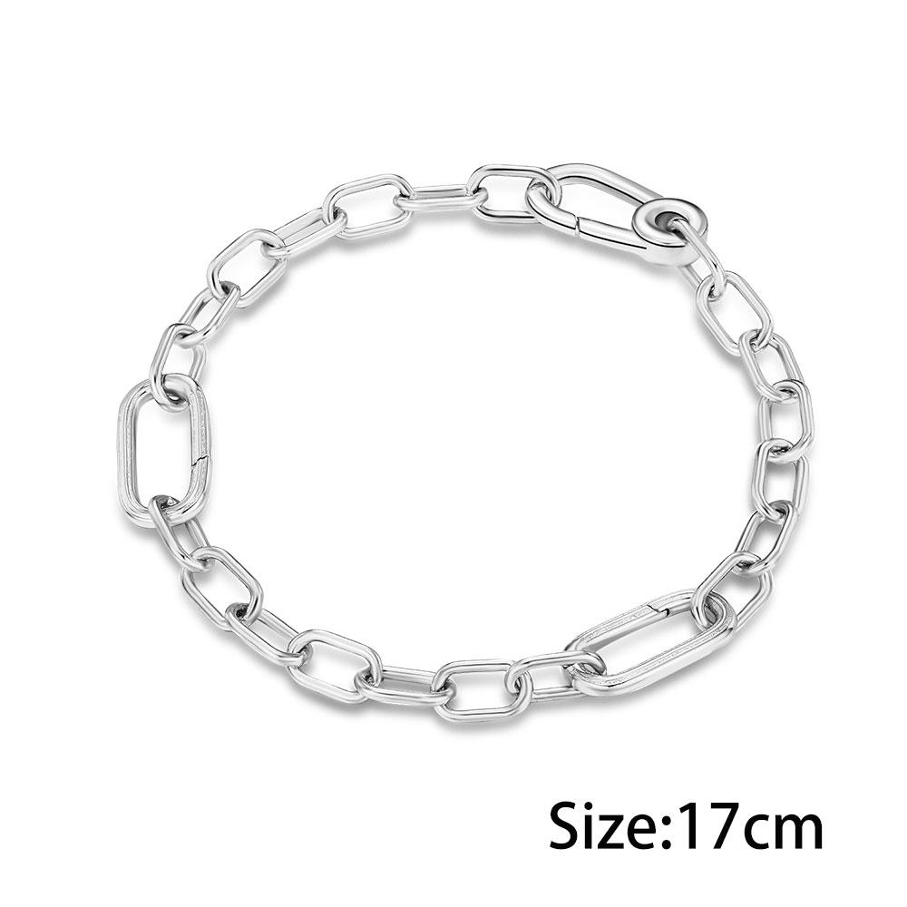 Настоящее серебро S925, браслет Fit Me, оригинальные жемчужные браслеты Me для женщин, ювелирные изделия, подарок любви