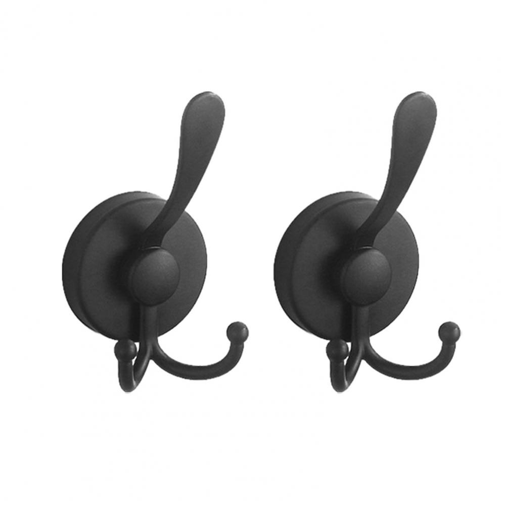 2Pcs Suction Cup Hook Reusable Removable Stainless Steel Glass Window Door Shower Towel Hanger for Bathroom Kitchen